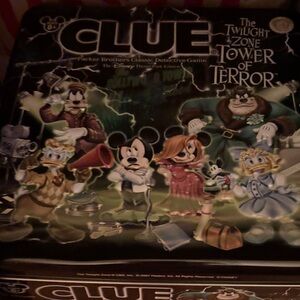 Disney Clue Game - Twilight Zone Tower of Terror Edition. Complete Set in Metal